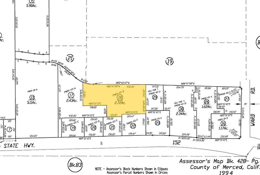 2160 E Pacheco Blvd, Los Banos, CA à louer - Plan cadastral – Image 2 sur 9