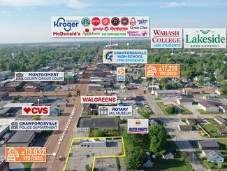 Plus de détails pour 309 N Washington St, Crawfordsville, IN - Local commercial à vendre