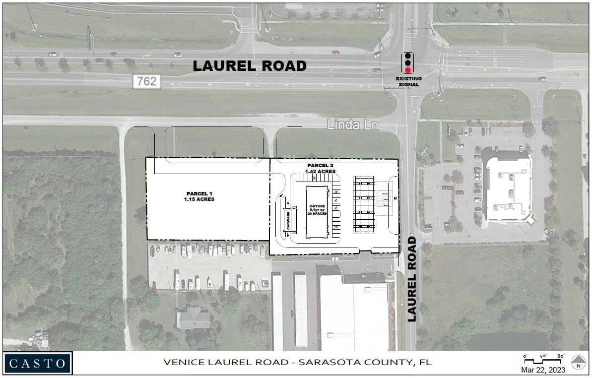 3498 Laurel Rd E, North Venice, FL à louer Plan de site– Image 1 sur 3