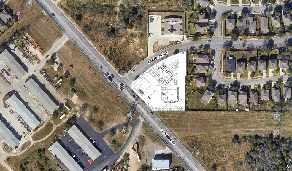 10502 O'Connor Rd, Live Oak, TX à louer - Aérien – Image 3 sur 4
