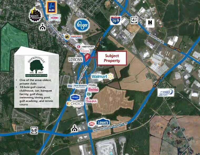 4000 Fort Campbell Blvd, Hopkinsville, KY à vendre - Aérien – Image 3 sur 3