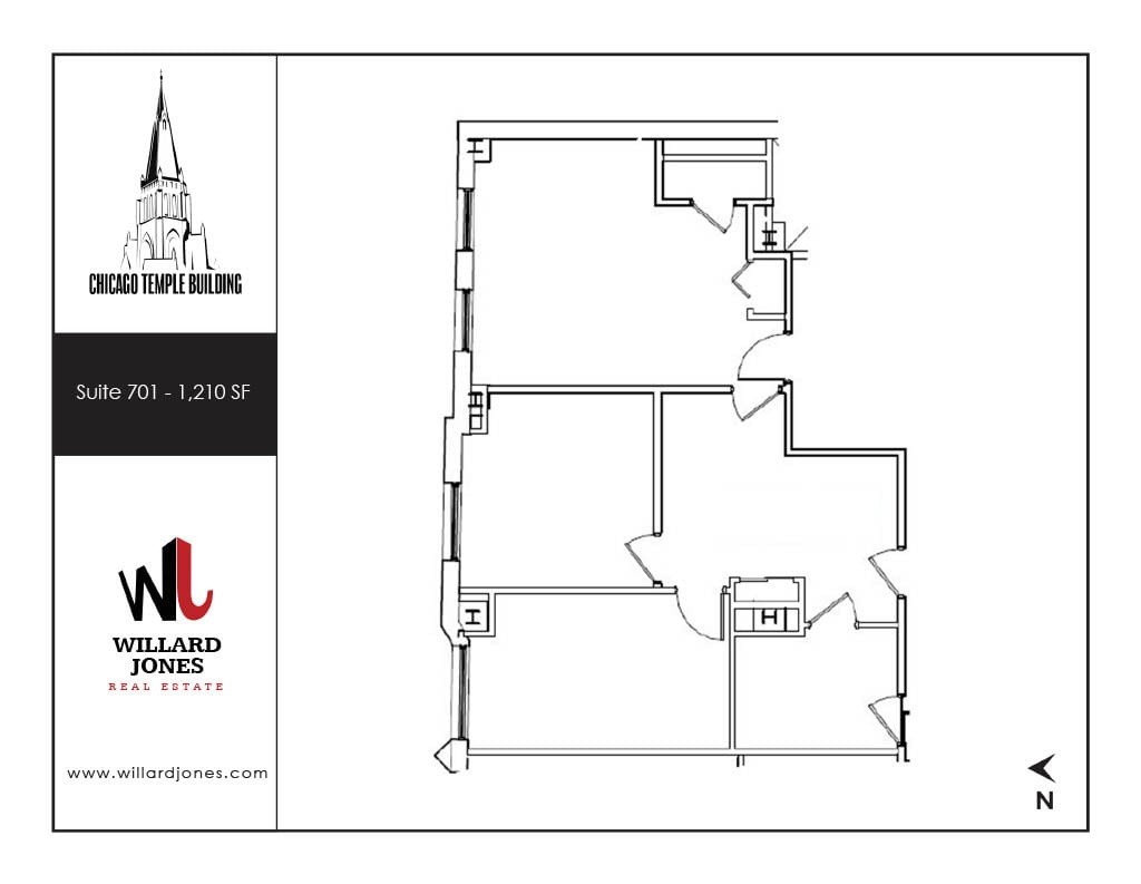 77 W Washington St, Chicago, IL à louer Plan d’étage– Image 1 sur 1