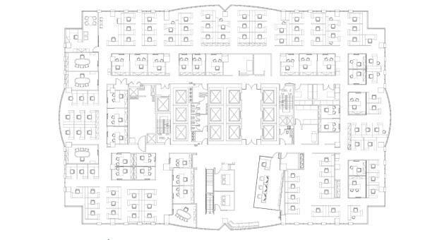 1800 Ave Mcgill Collège, Montréal, QC à louer Plan d’étage– Image 1 sur 1