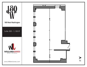 180 W Washington St, Chicago, IL à louer Plan d’étage– Image 1 sur 6