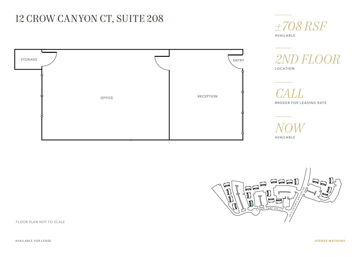3 Crow Canyon Ct, San Ramon, CA à louer Plan d’étage– Image 1 sur 1