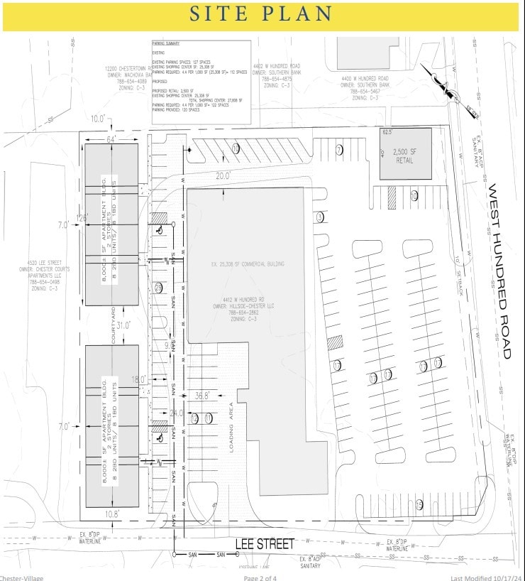 4408-4418 W Hundred Rd, Chester, VA à louer Plan de site– Image 1 sur 1