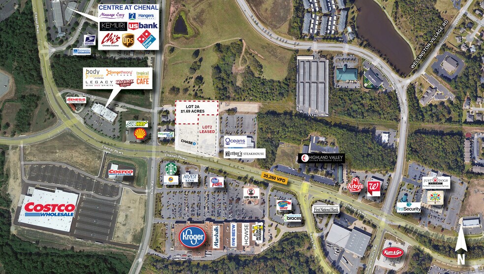 16100 Chenal Pky, Little Rock, AR à louer - Aérien – Image 1 sur 3