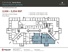100 Stony Point Rd, Santa Rosa, CA à louer Plan d’étage– Image 1 sur 1