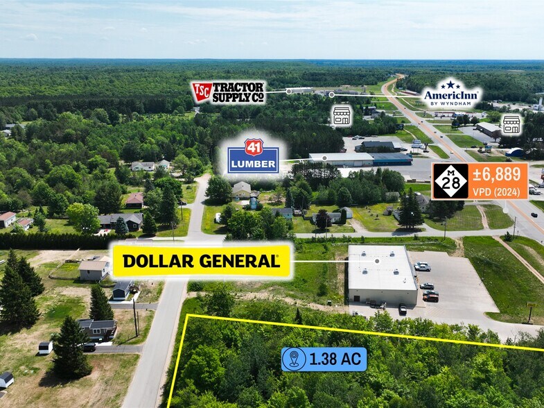 9568 Michigan 28 Hwy, Munising, MI à vendre - Photo de l’immeuble – Image 3 sur 5