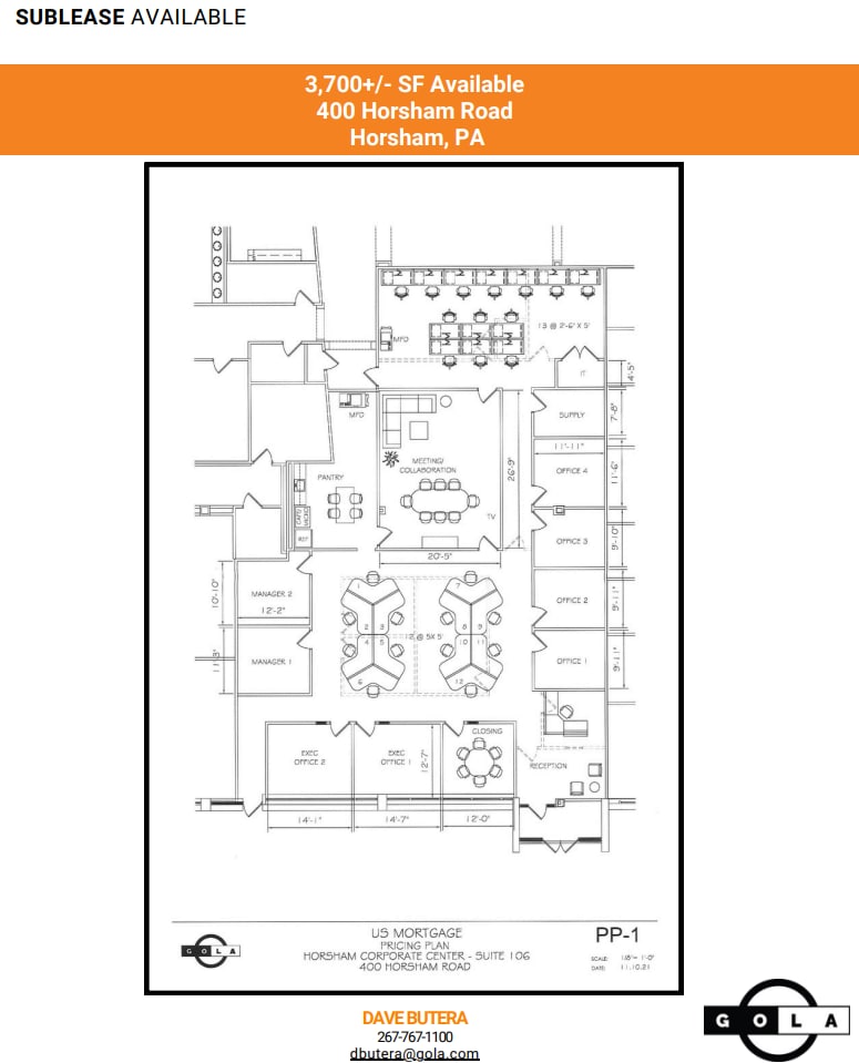 400 Horsham Rd, Horsham Township, PA à louer Plan d’étage– Image 1 sur 1