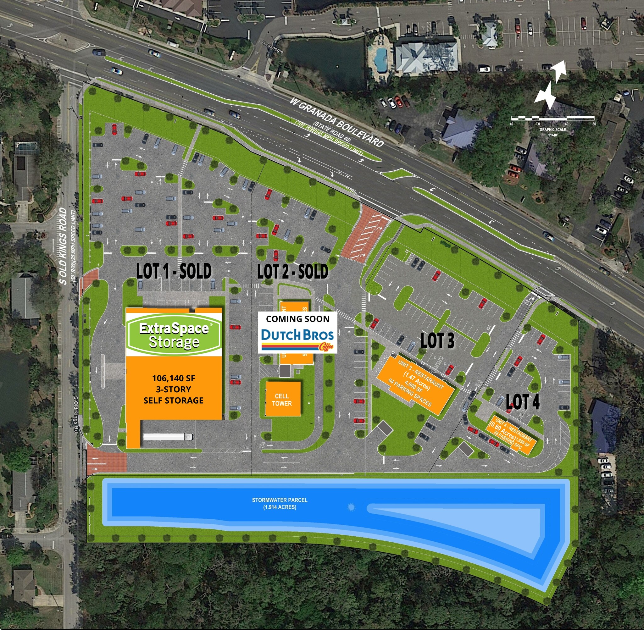 Granada Blvd & Old Kings Rd, Ormond Beach, FL à louer Photo principale– Image 1 sur 3