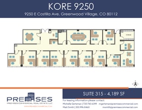 9250 E Costilla Ave, Greenwood Village, CO à louer Plan d’étage– Image 1 sur 1