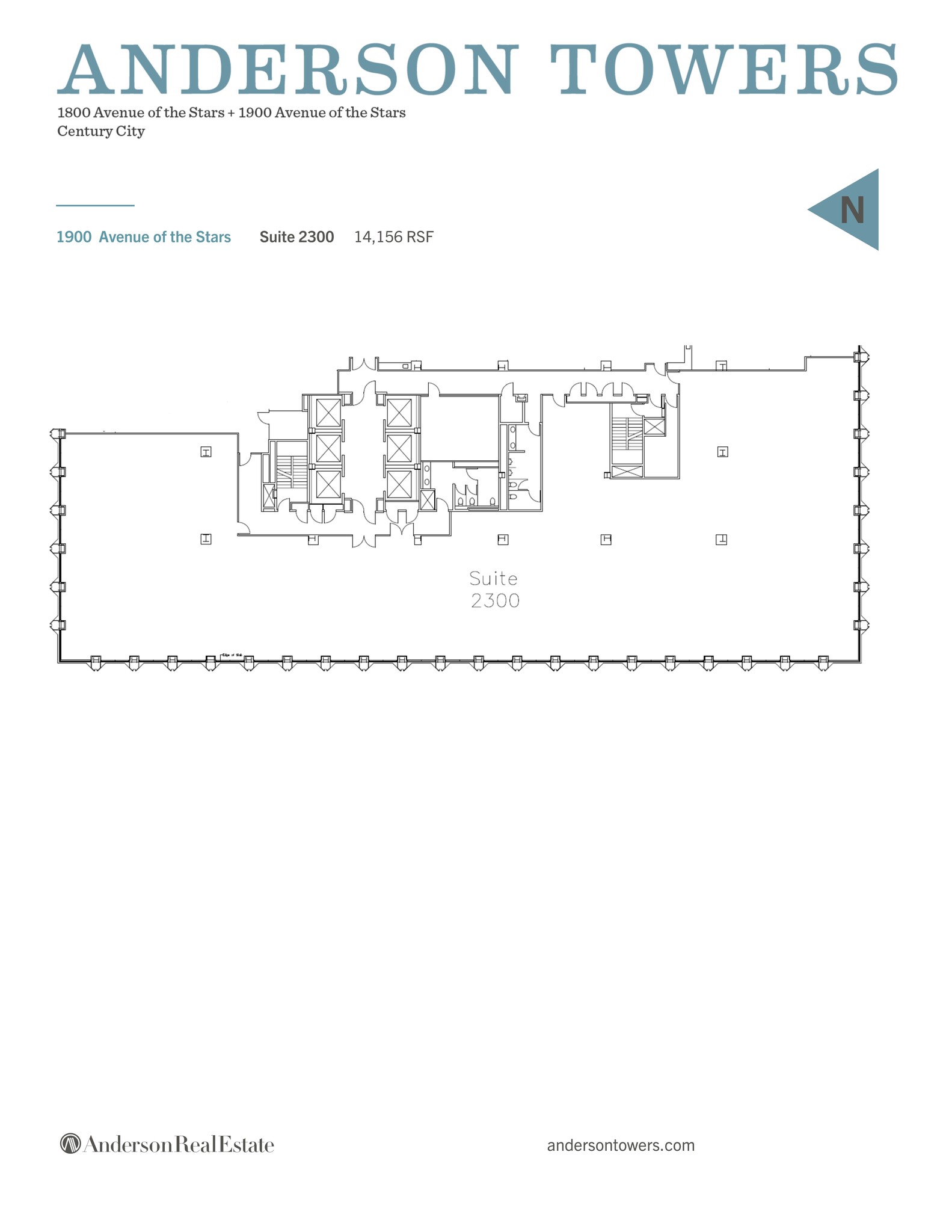 1800 Avenue of the Stars, Los Angeles, CA à louer Plan de site– Image 1 sur 2