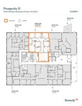 8501 Arlington Blvd, Merrifield, VA à louer Plan d’étage– Image 1 sur 1