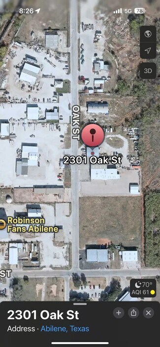 Plus de détails pour 2301 Oak St, Abilene, TX - Bureau, Industriel/Logistique à louer