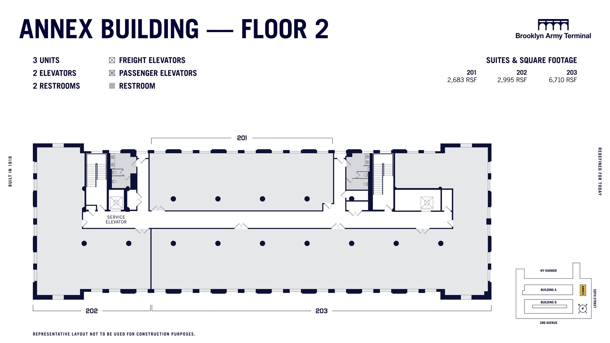 140 58th St, Brooklyn, NY à louer Plan de site– Image 1 sur 11