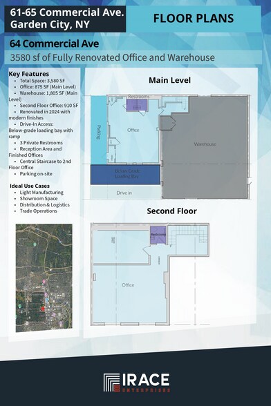 61-65 Commercial Ave, Garden City, NY à louer - Plan d’étage – Image 3 sur 3