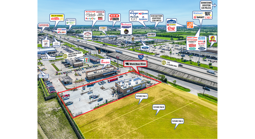 4021 Interstate 10, Baytown, TX à vendre - Photo de l’immeuble – Image 3 sur 5