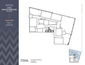 10740 N Gessner Dr, Houston, TX à louer Plan d’étage– Image 1 sur 2