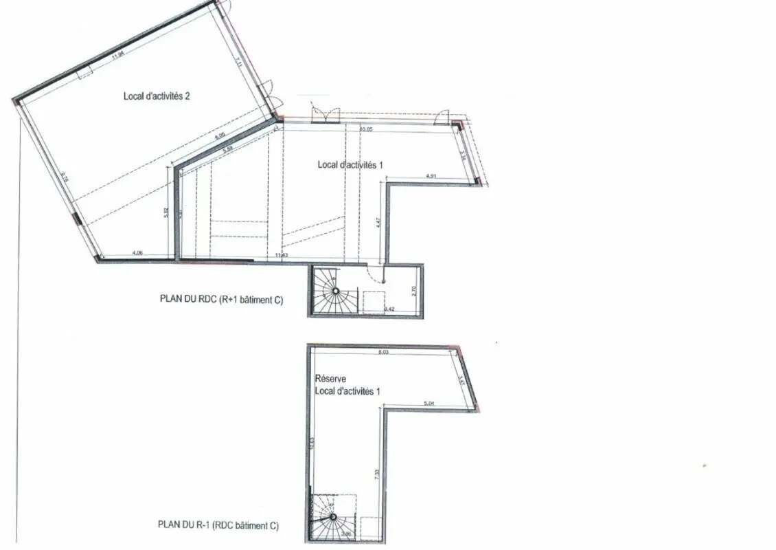 Local commercial dans Champigny-sur-Marne à vendre Plan d’étage– Image 1 sur 7