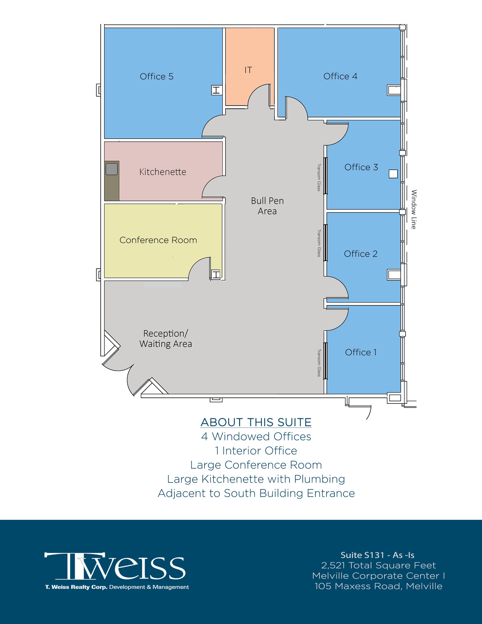 105 Maxess Rd, Melville, NY à louer Plan d’étage– Image 1 sur 6