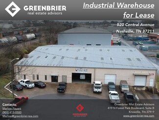 Plus de détails pour 520 Central Ave, Nashville, TN - Industriel/Logistique à louer