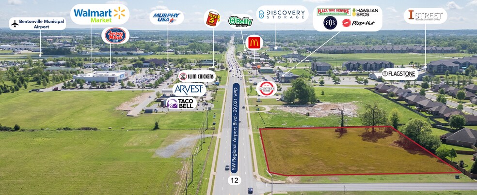 SW Regional Airport Blvd, Bentonville, AR à vendre - Photo de l’immeuble – Image 2 sur 6