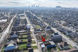2421 Central Ave, Indianapolis, IN - Vue aérienne vue de carte