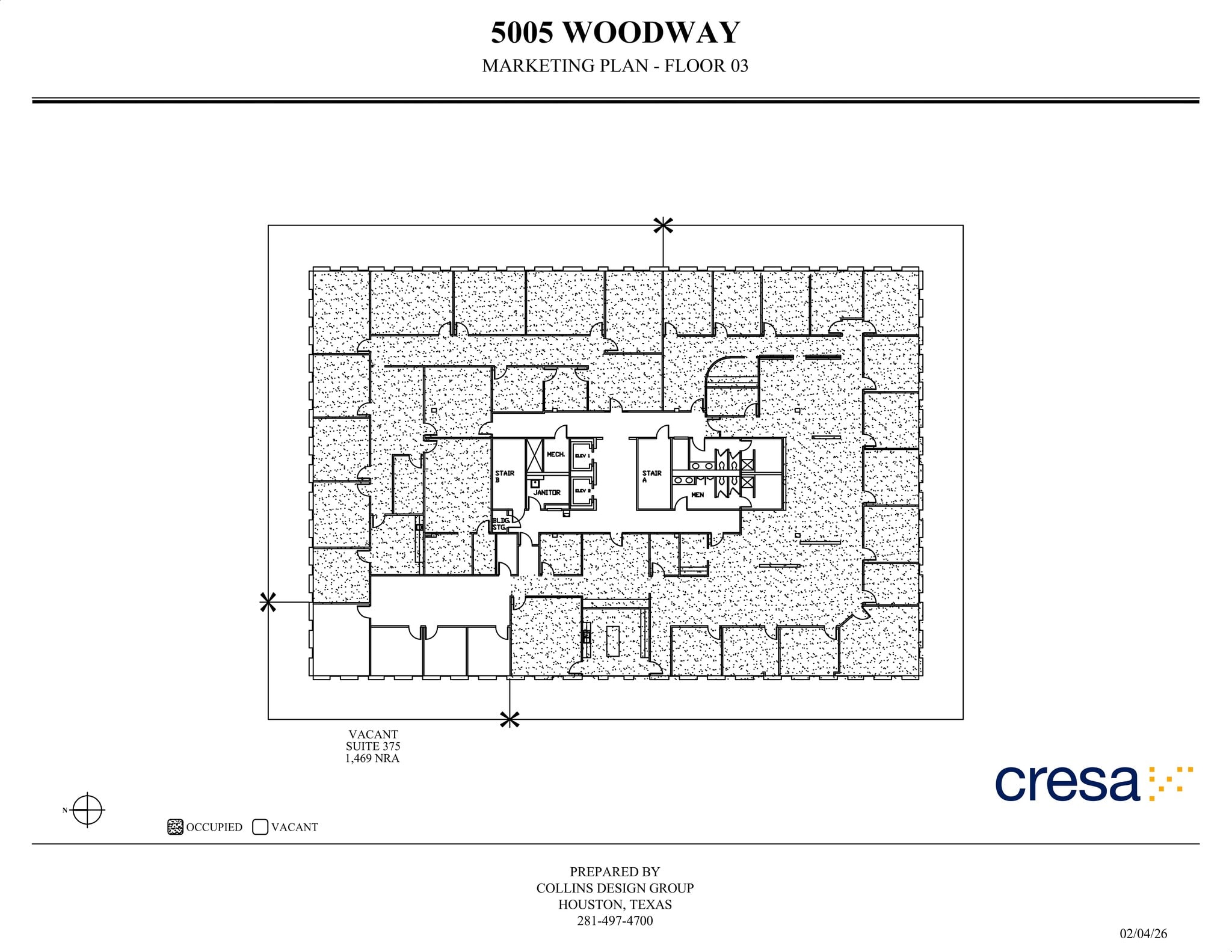 5005 Woodway Dr, Houston, TX à louer Plan de site– Image 1 sur 1