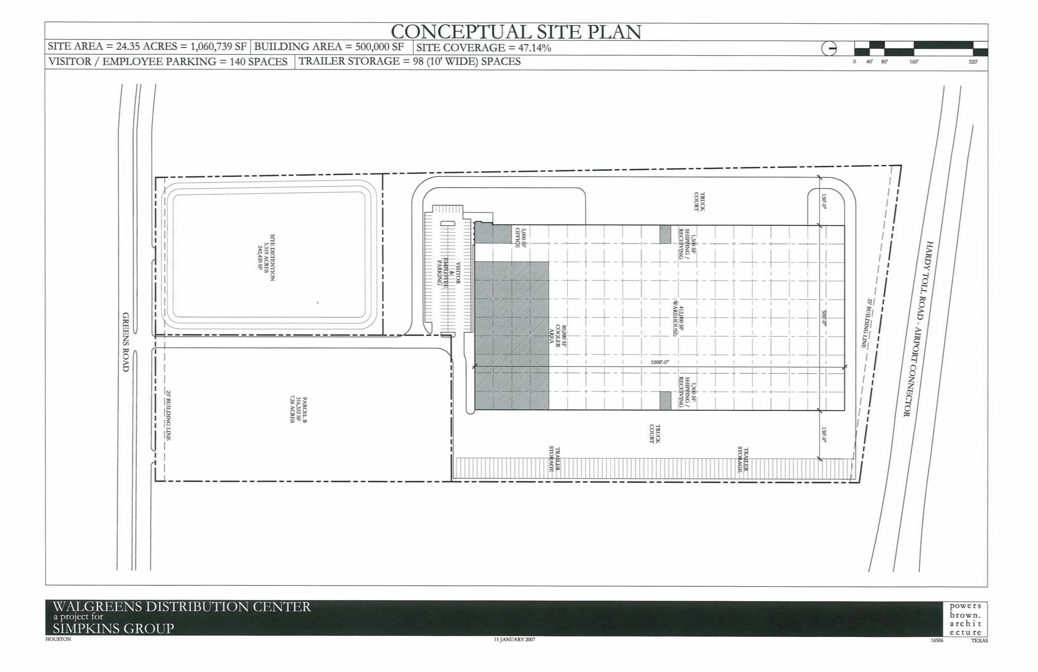 1805 Greens Rd, Houston, TX à louer Plan de site– Image 1 sur 1