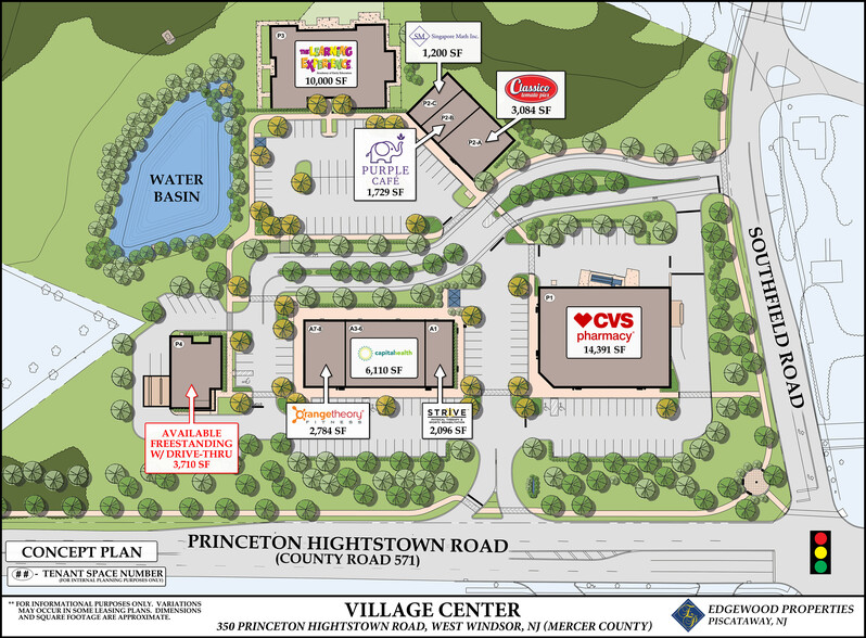 Princeton Hightstown Rd, West Windsor, NJ à louer - Plan de site – Image 1 sur 8
