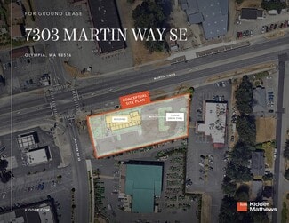 Plus de détails pour 7303 Martin Way SE, Olympia, WA - Terrain à louer