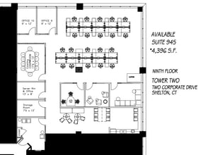 2 Corporate Dr, Shelton, CT à louer Plan d’étage– Image 1 sur 1