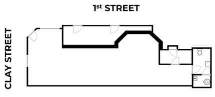 21 E Clay St, Richmond, VA à louer Plan d’étage– Image 1 sur 1