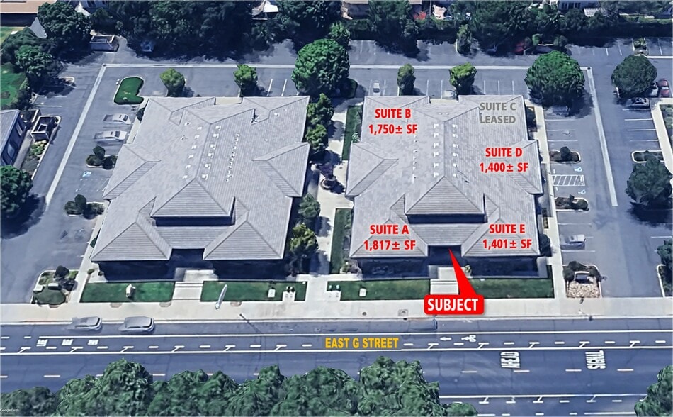 1455 E G St, Oakdale, CA à louer - Aérien – Image 2 sur 6