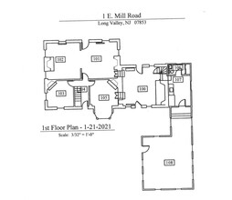 1 E Mill Rd, Long Valley, NJ à vendre Plan d’étage– Image 1 sur 1