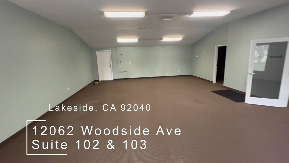 12060-12062 Woodside Ave, Lakeside, CA à louer - Vidéo sur l’annonce professionnelle – Image 2 sur 5