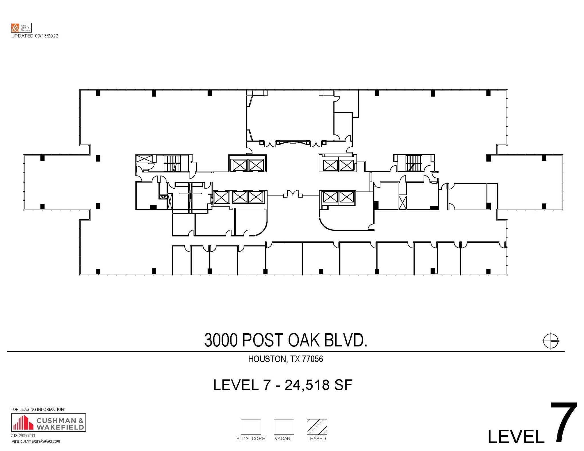 3000 Post Oak Blvd, Houston, TX à louer Plan d’étage– Image 1 sur 1