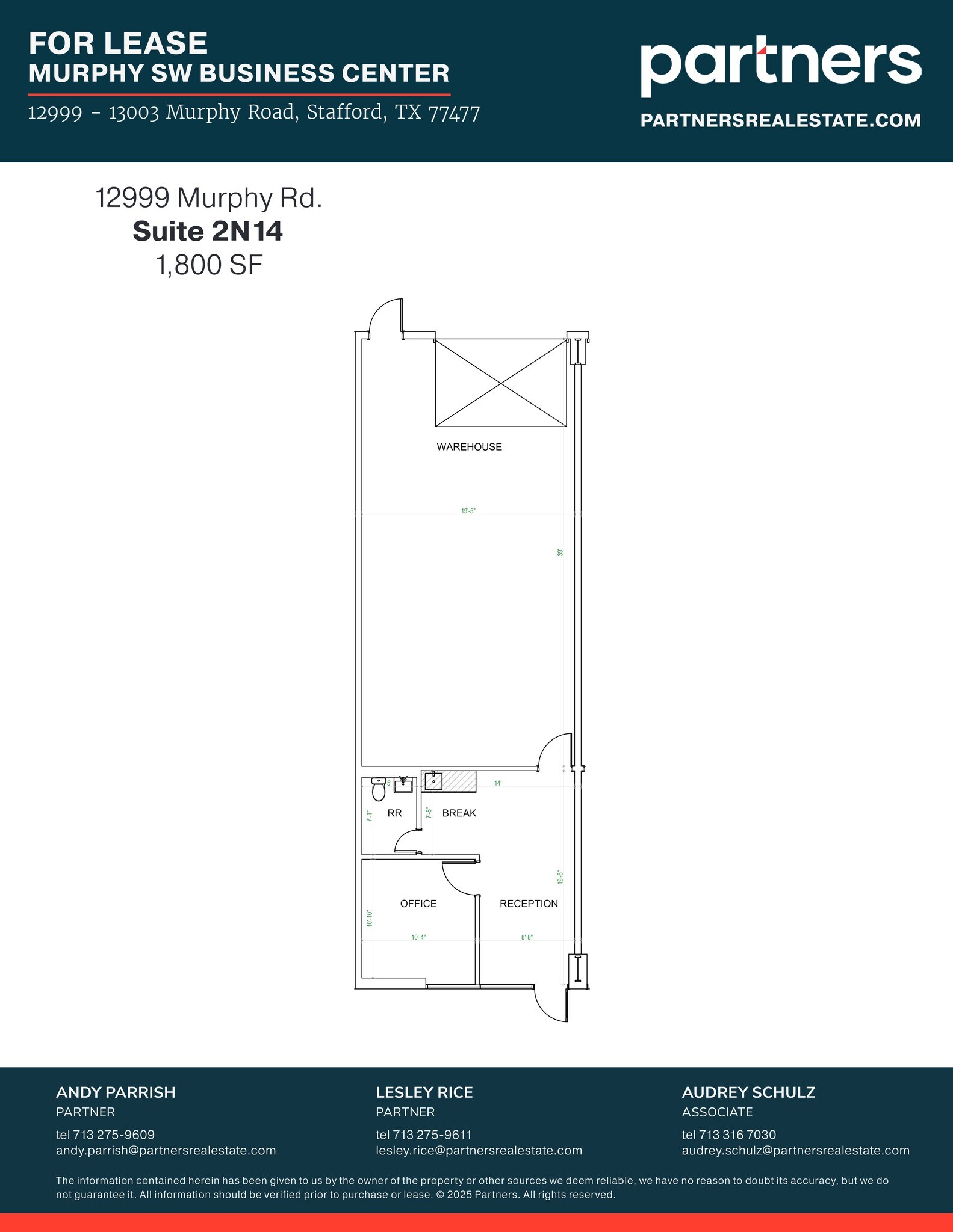 12999-13003 Murphy Rd, Stafford, TX à louer Plan de site– Image 1 sur 1