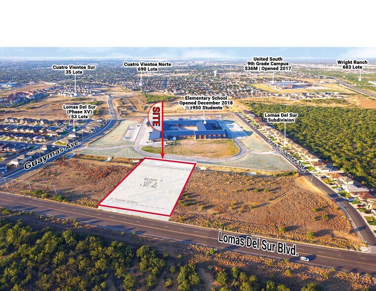 3608 Lomas Del Sur Blvd, Laredo, TX à vendre - Photo principale – Image 1 sur 6