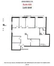 1100 H St NW, Washington, DC à louer Plan d’étage– Image 1 sur 11