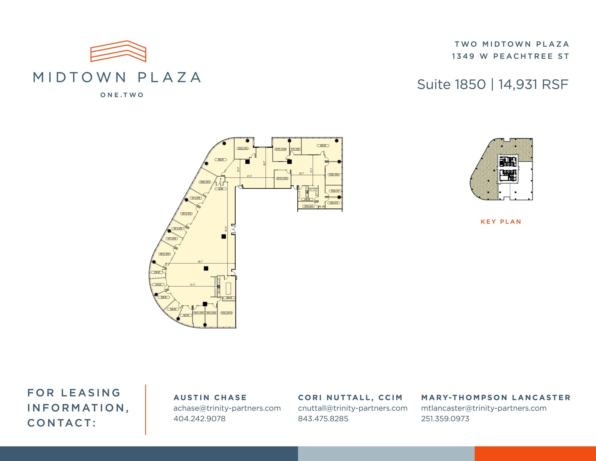 1360 Peachtree St NE, Atlanta, GA à louer Plan de site– Image 1 sur 1