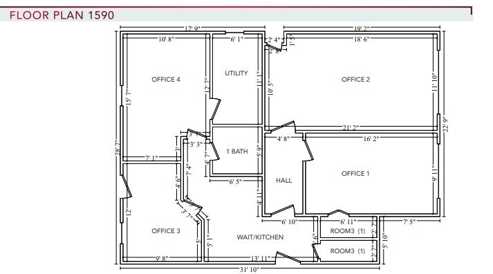 East Second Street Office Sale portefeuille de 2 biens à vendre sur LoopNet.fr - Plan d’étage – Image 3 sur 4