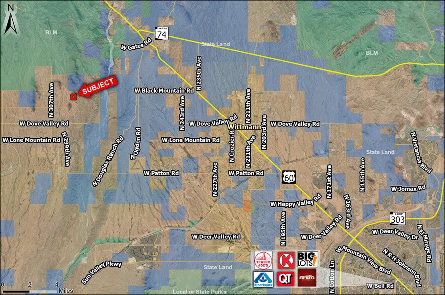 295th Ave, Wittmann, AZ à vendre - Aérien – Image 3 sur 3