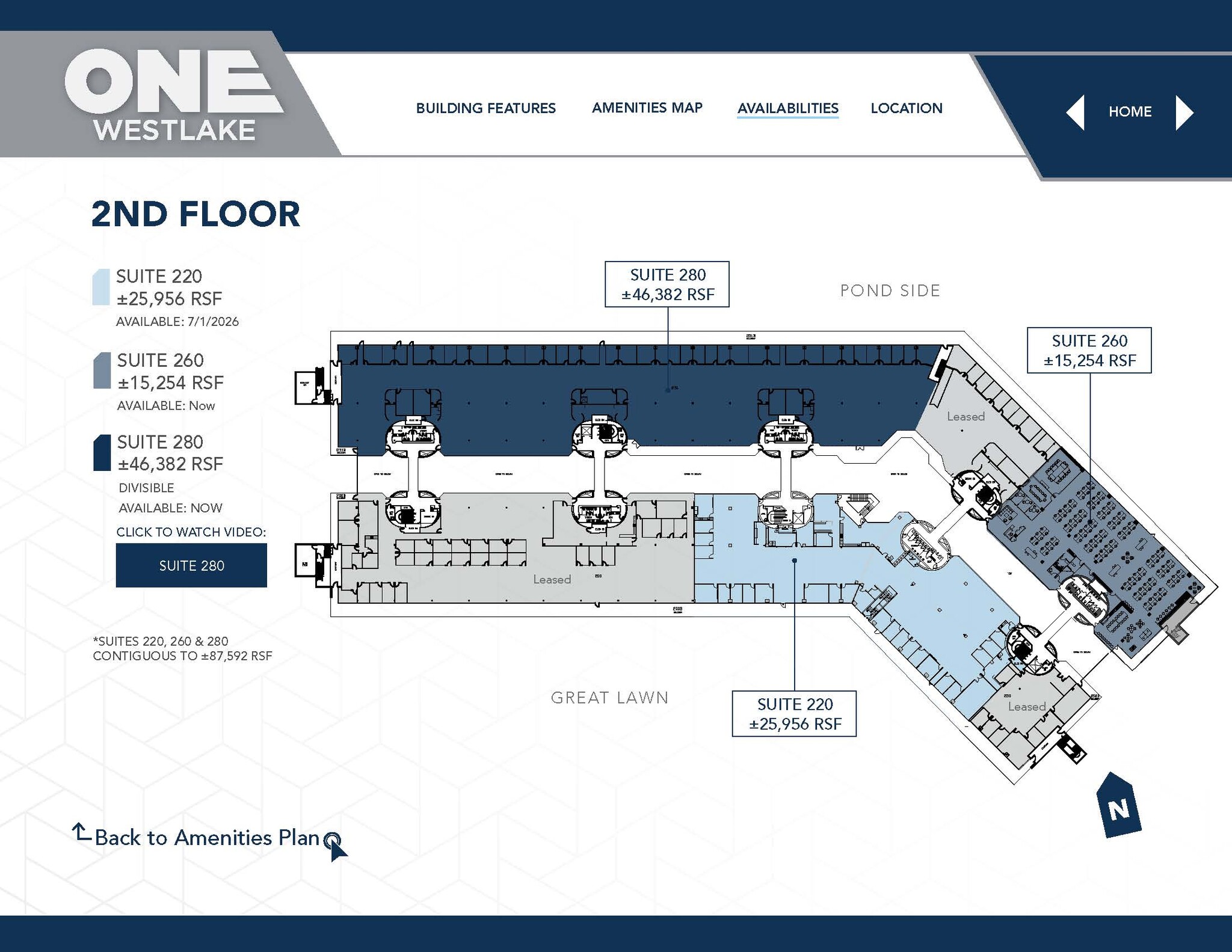 1 Baxter Way, Westlake Village, CA à louer Plan d’étage– Image 1 sur 1