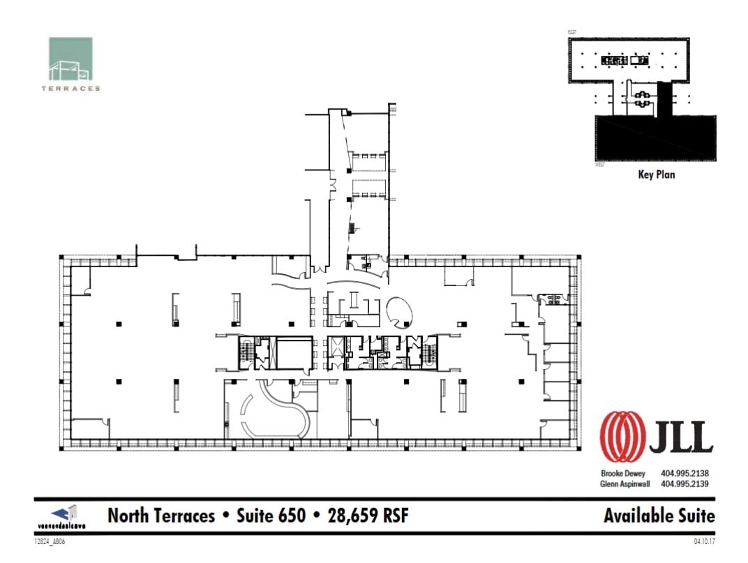 400 Perimeter Center Ter, Atlanta, GA à louer Plan d’étage– Image 1 sur 2