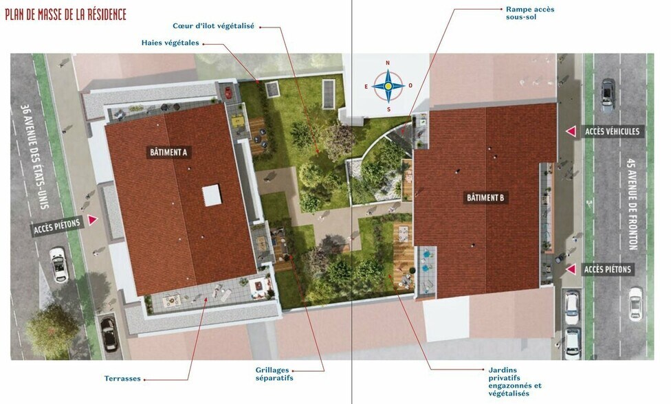 Local commercial dans Toulouse à vendre - Plan de site – Image 2 sur 3