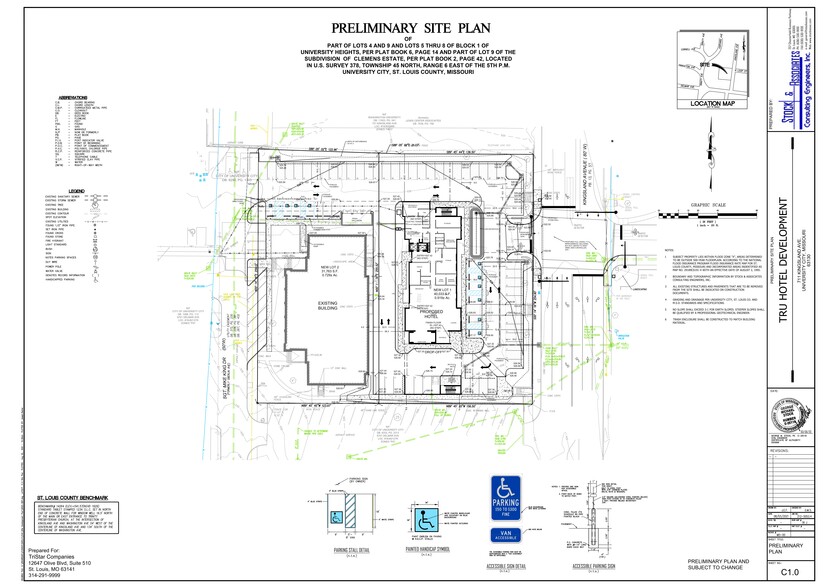 711 Kingsland Ave, University City, MO à louer - Plan de site – Image 1 sur 6