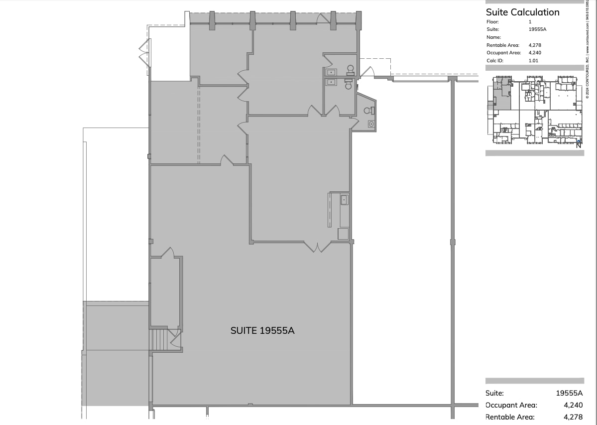 19555 NE 10th Ave, Miami, FL à louer Plan d’étage– Image 1 sur 1