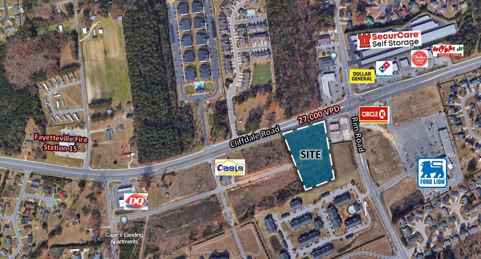 0 Cliffdale Rd, Fayetteville, NC à vendre - Photo de l’immeuble – Image 2 sur 5